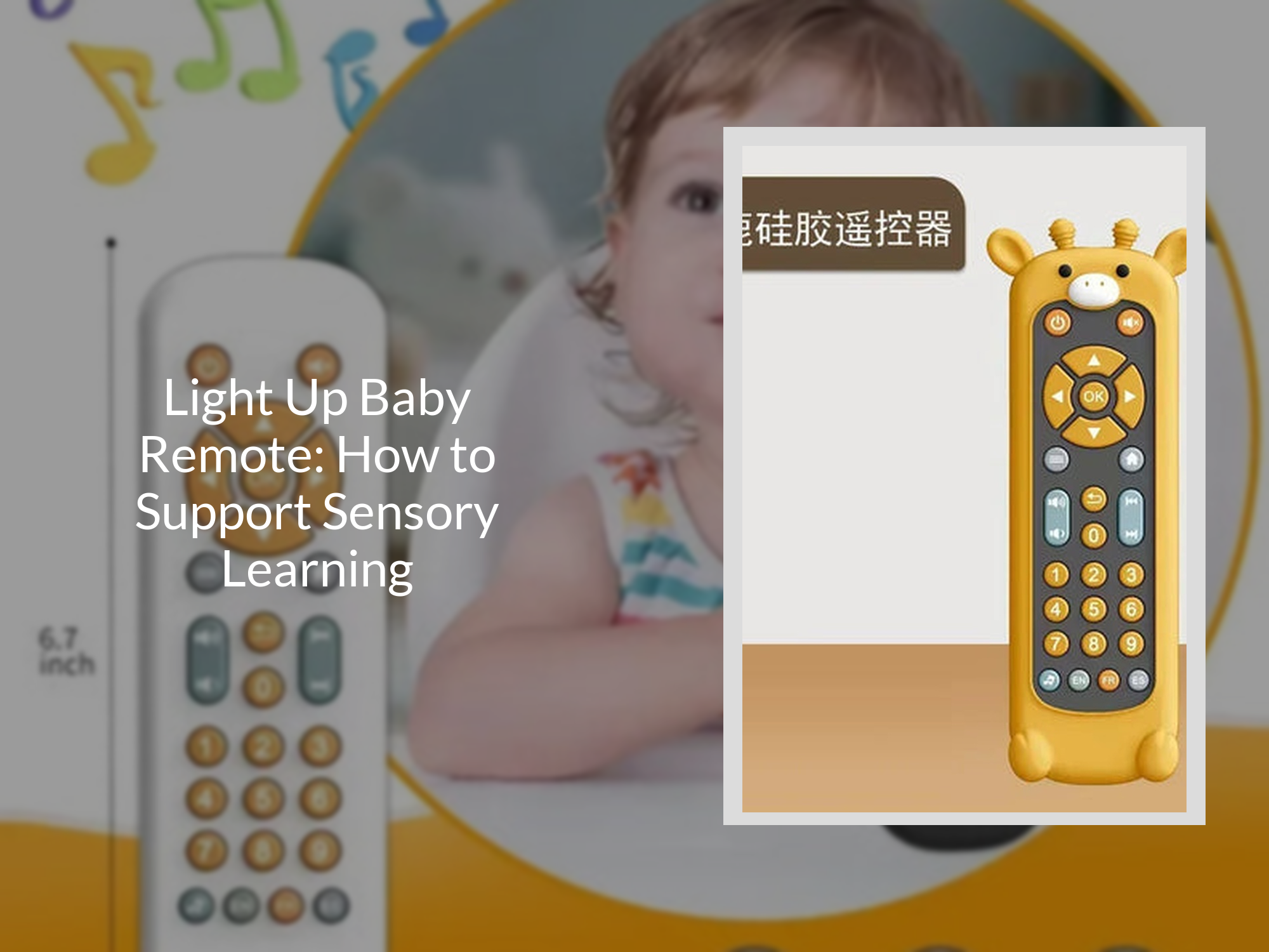 Light Up Baby Remote: How to Support Sensory Learning – KentDO™ Mom & Baby