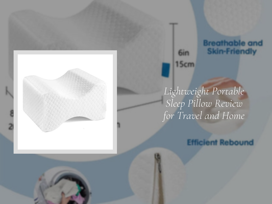 Lightweight Portable Sleep Pillow Review for Travel and Home