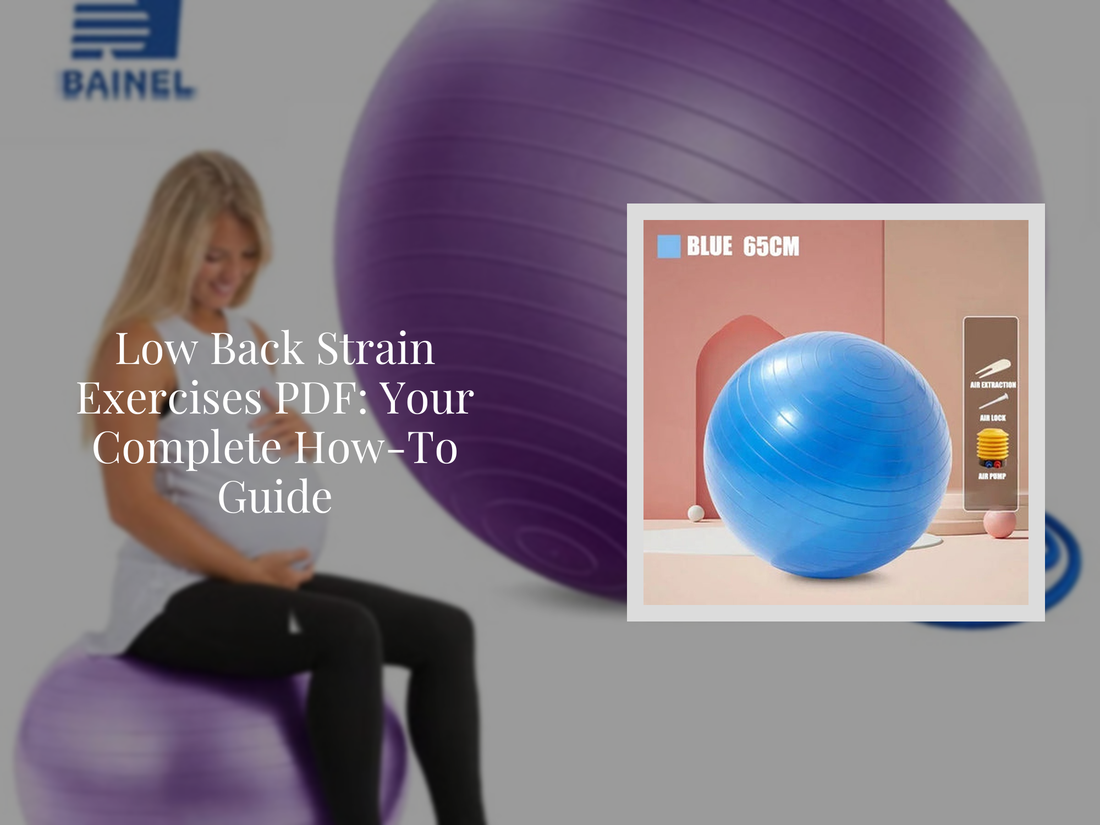 Low Back Strain Exercises PDF: Your Complete How-To Guide