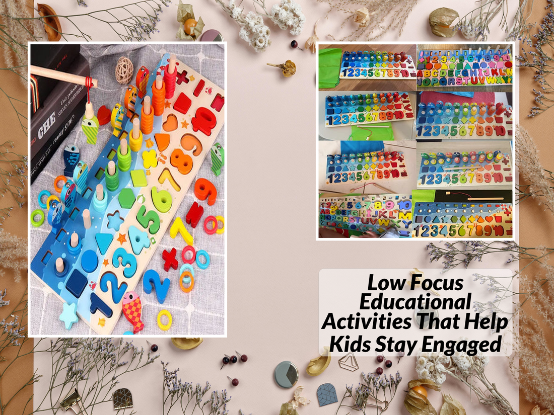 Low Focus Educational Activities That Help Kids Stay Engaged