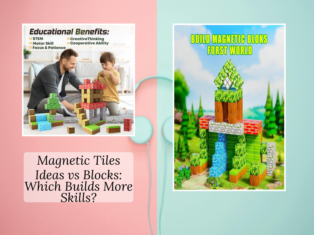 Magnetic Tiles Ideas vs Blocks: Which Builds More Skills?