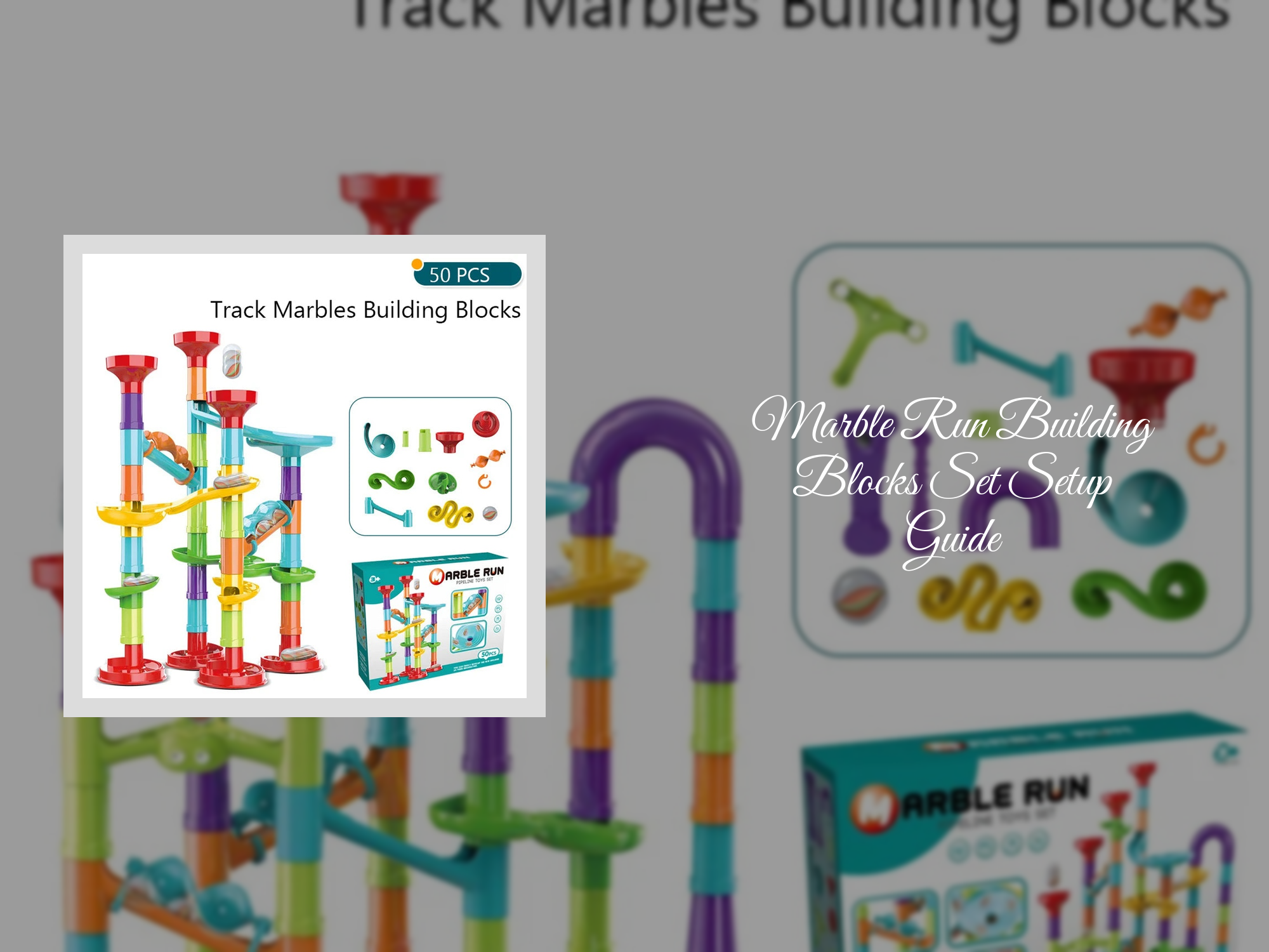 Marble Run Building Blocks Set Setup Guide – KentDO™ Mom & Baby