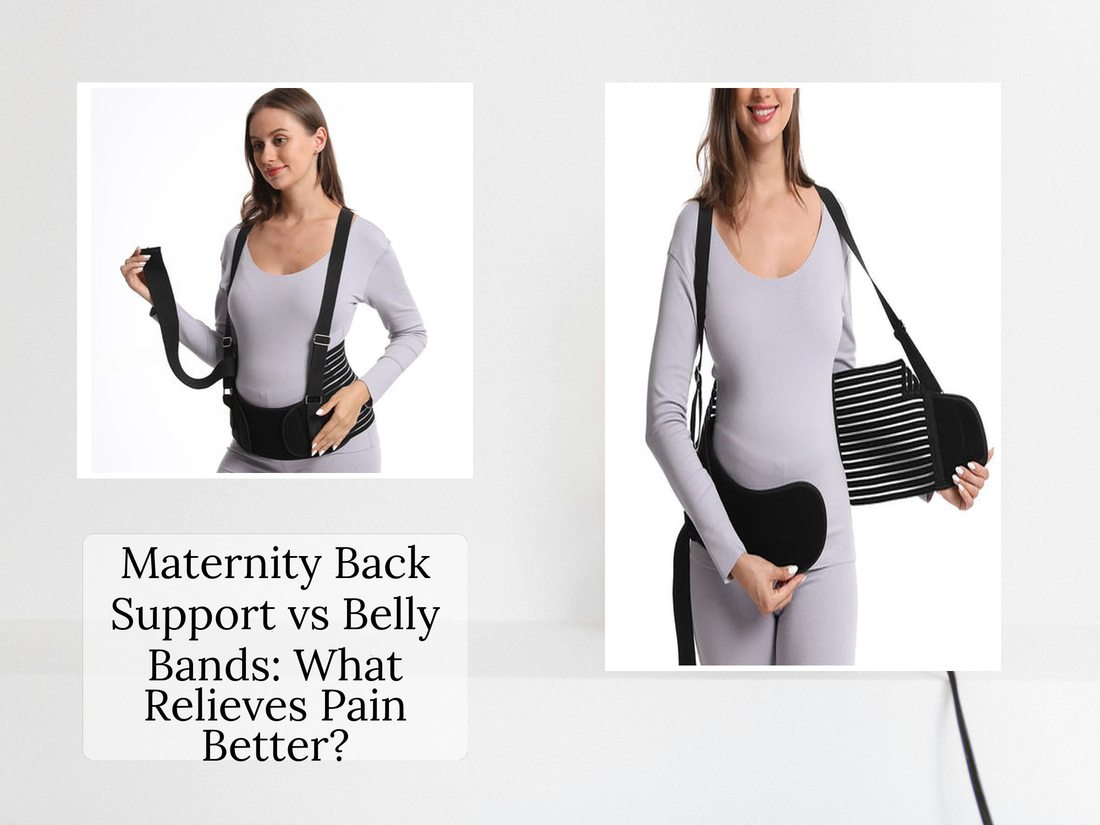 Maternity Back Support vs Belly Bands: What Relieves Pain Better?