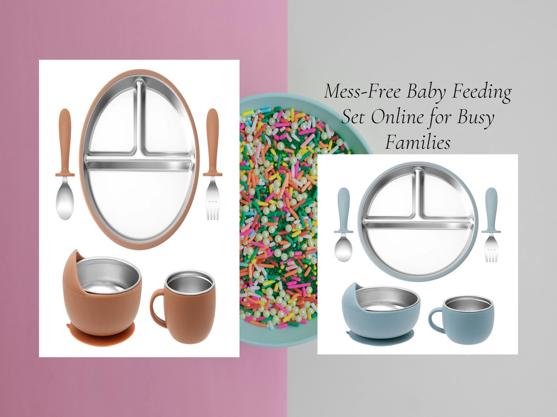 Mess-Free Baby Feeding Set Online for Busy Families