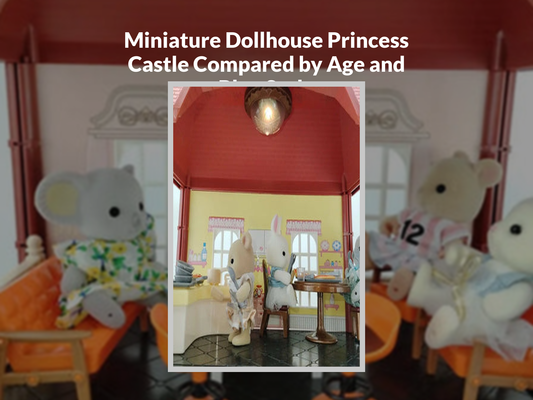 Miniature Dollhouse Princess Castle Compared by Age and Play Style
