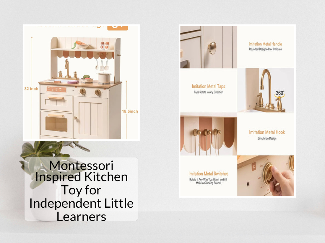 Montessori Inspired Kitchen Toy for Independent Little Learners