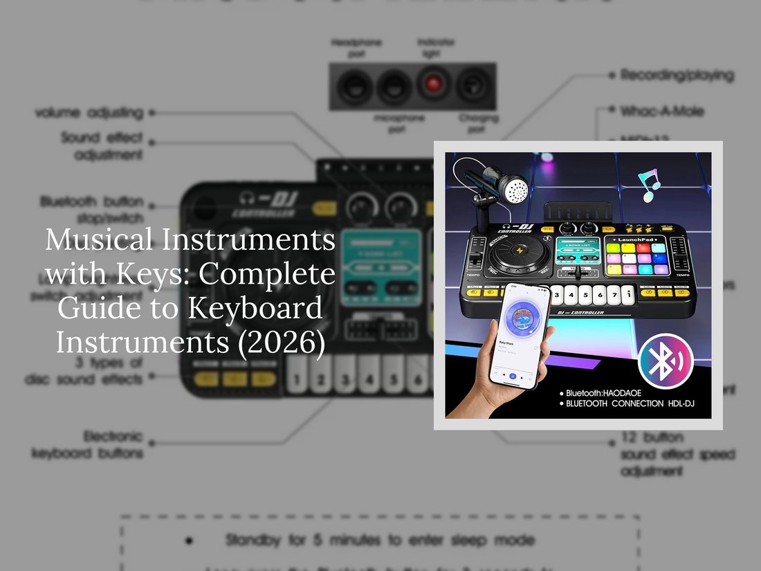 Musical Instruments with Keys: Complete Guide to Keyboard Instruments (2026)