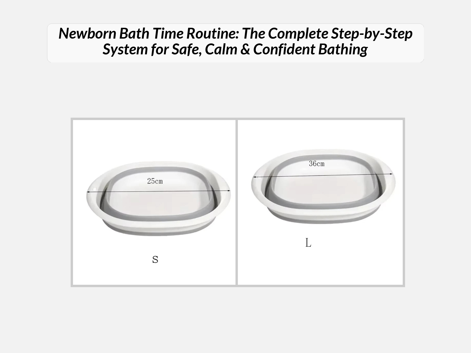 Newborn Bath Time Routine: The Complete Step-by-Step System for Safe ...