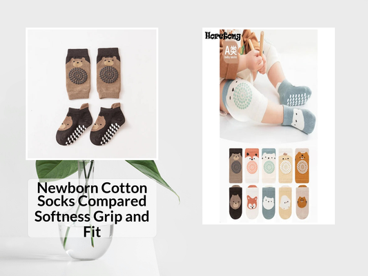 Newborn Cotton Socks Compared Softness Grip and Fit