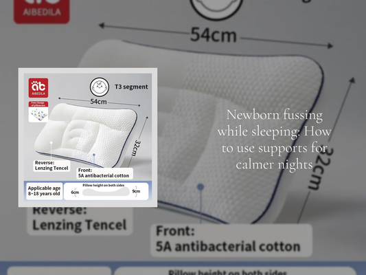Newborn fussing while sleeping: How to use supports for calmer nights