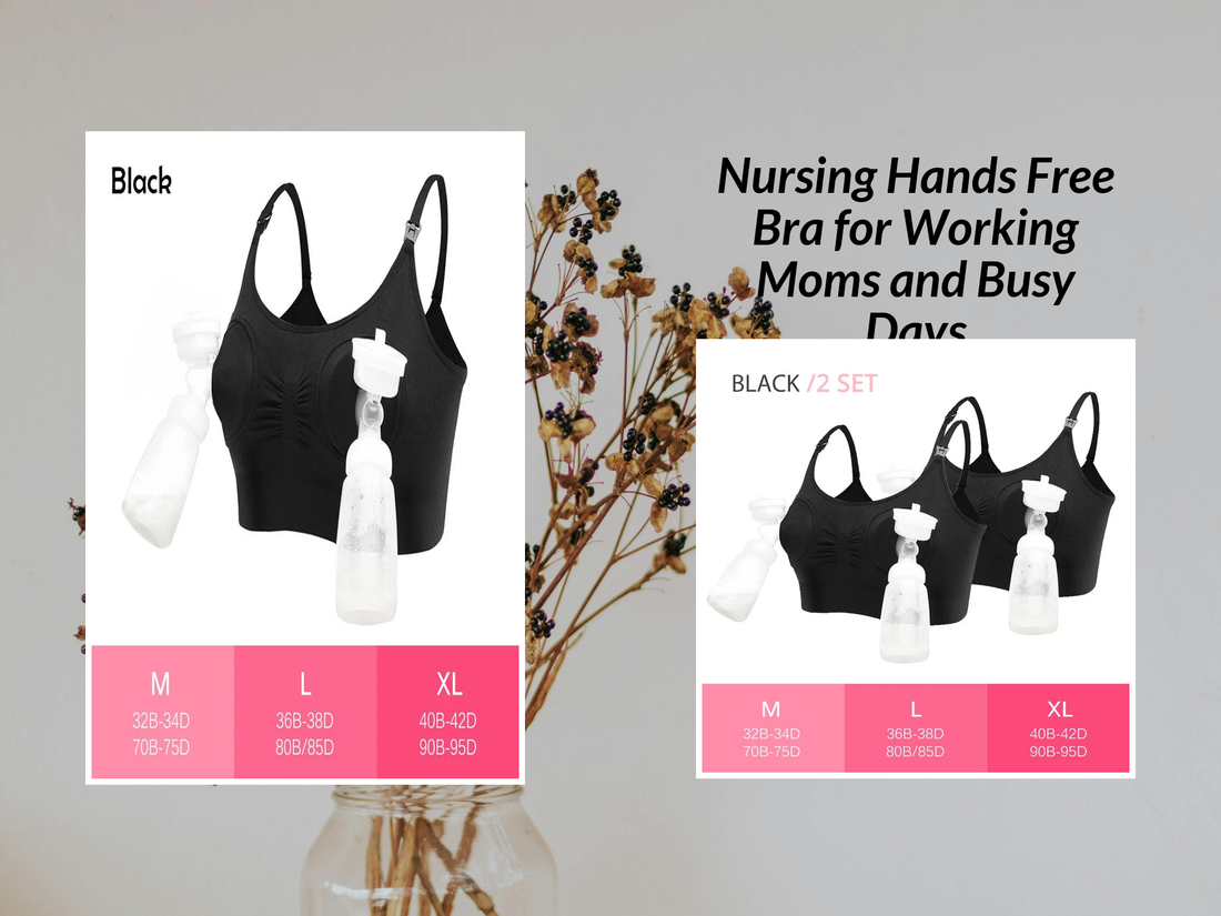 Nursing Hands Free Bra for Working Moms and Busy Days