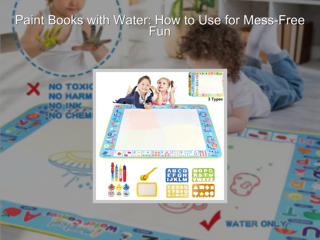 Paint Books with Water: How to Use for Mess-Free Fun