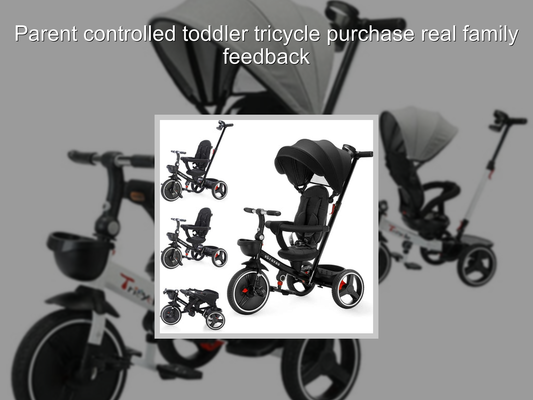 Parent controlled toddler tricycle purchase real family feedback