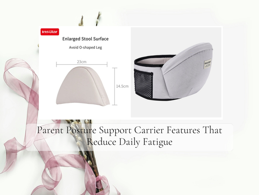 Parent Posture Support Carrier Features That Reduce Daily Fatigue
