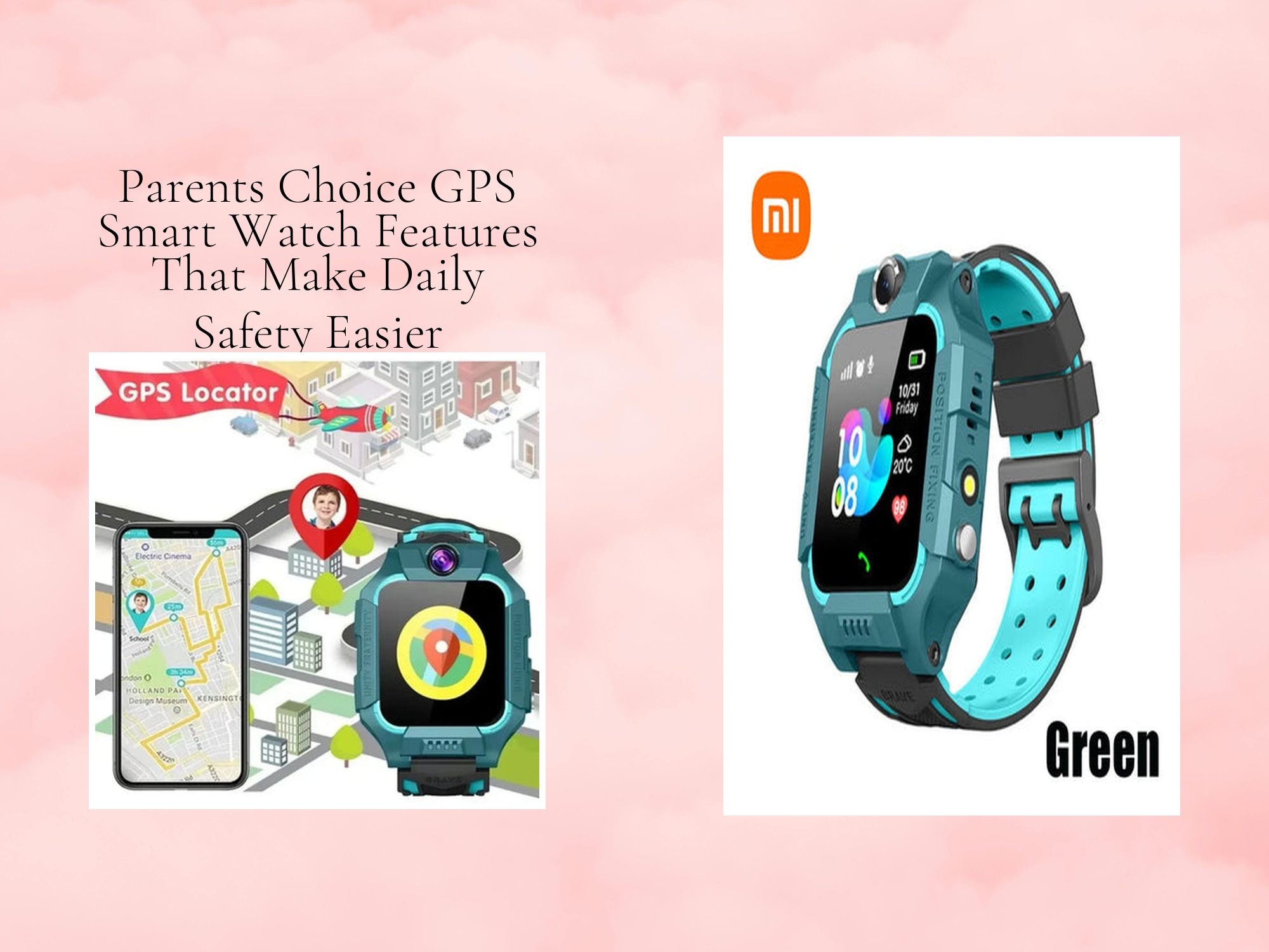 Parents' Choice Display Parents Choice GPS Smart Watch Features That Make Daily Safety Easier ...