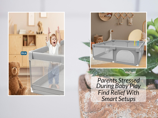 Parents Stressed During Baby Play Find Relief With Smart Setups