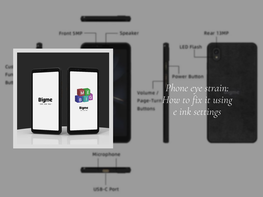Phone eye strain: How to fix it using e ink settings