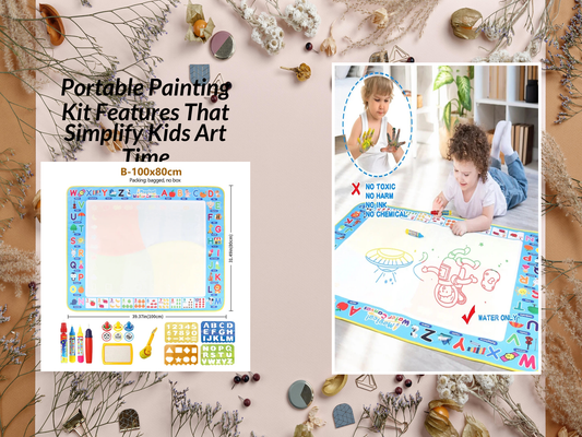 Portable Painting Kit Features That Simplify Kids Art Time