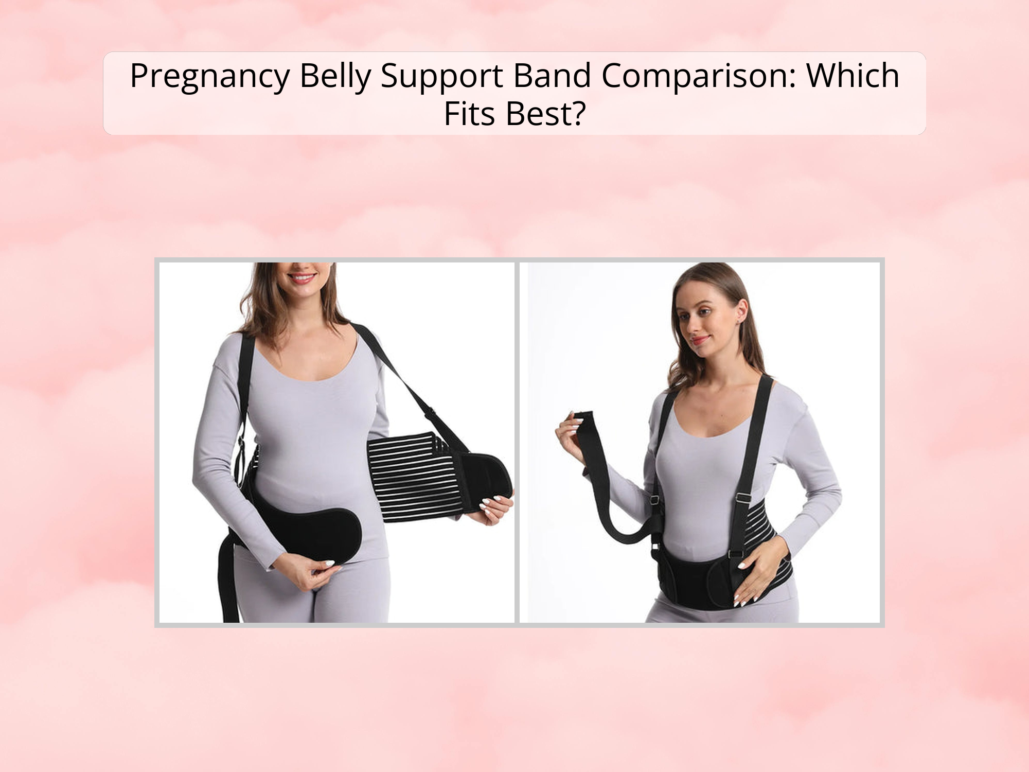 Pregnancy Belly Support Band Comparison: Which Fits Best? – KentDO™ Mom ...