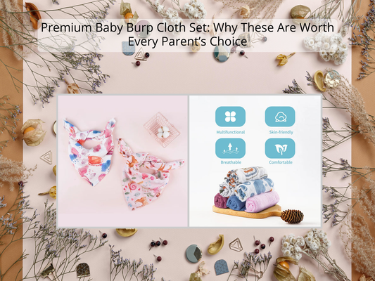 Premium Baby Burp Cloth Set: Why These Are Worth Every Parent’s Choice