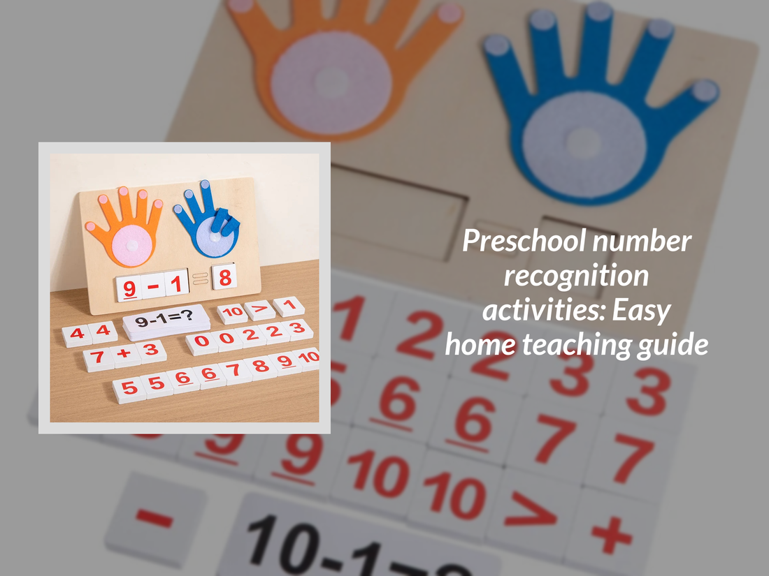 Preschool number recognition activities: Easy home teaching guide