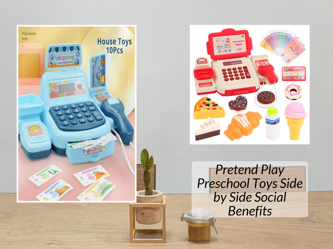 Pretend Play Preschool Toys Side by Side Social Benefits