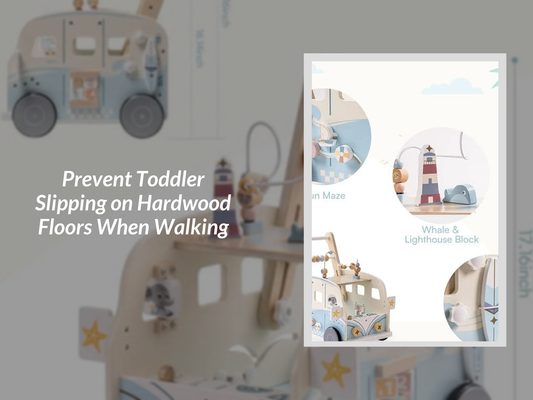 Prevent Toddler Slipping on Hardwood Floors When Walking