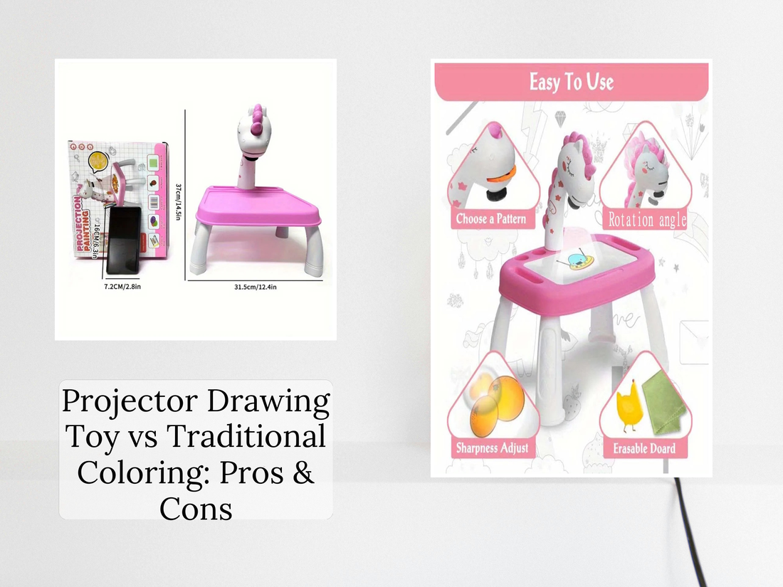Projector Drawing Toy vs Traditional Coloring: Pros & Cons