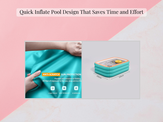 Quick Inflate Pool Design That Saves Time and Effort