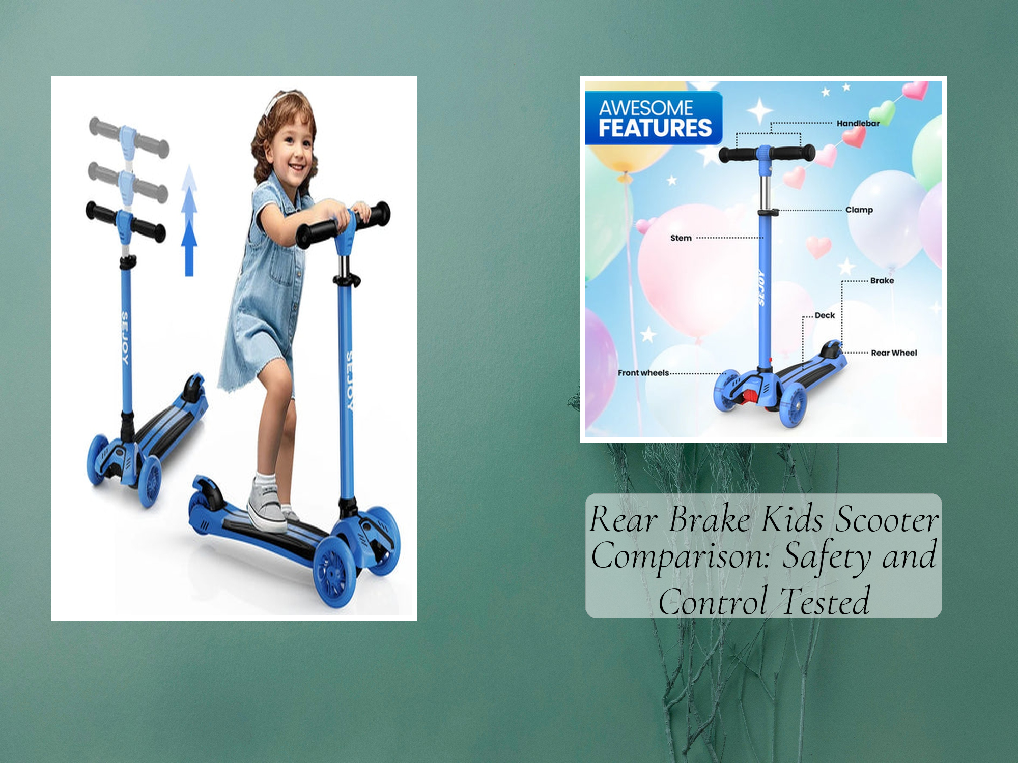 Rear Brake Kids Scooter Safety Rear Brake Scooter Kids: Truth – KentDO ...