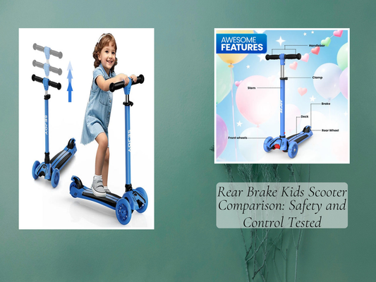 Rear Brake Kids Scooter Comparison: Safety and Control Tested