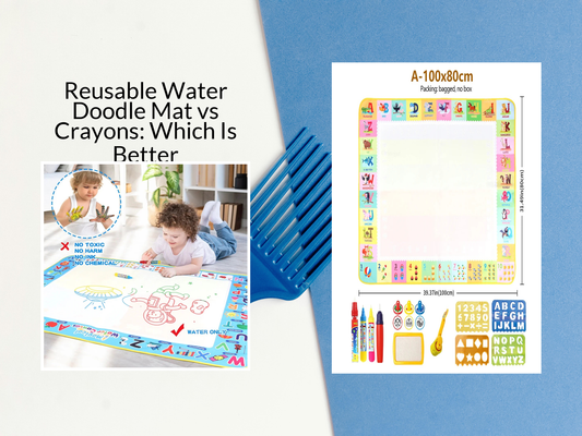 Reusable Water Doodle Mat vs Crayons: Which Is Better