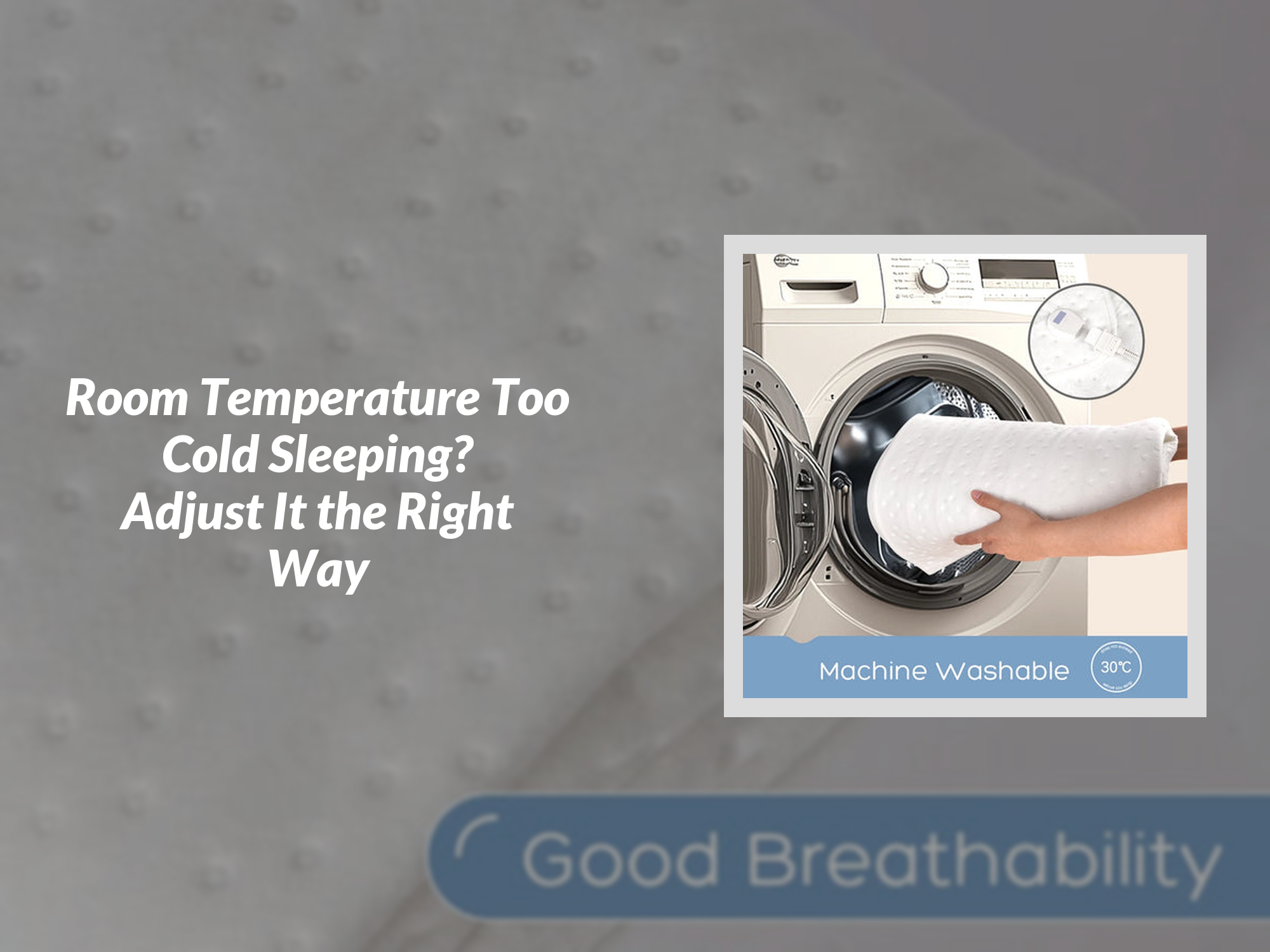 Room Temperature Too Cold Sleeping? Adjust It the Right Way – KentDO ...