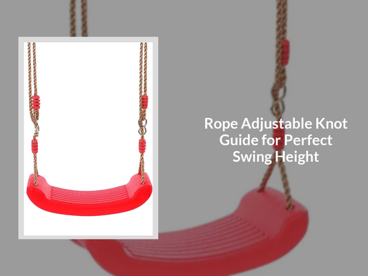 Rope Adjustable Knot Guide for Perfect Swing Height