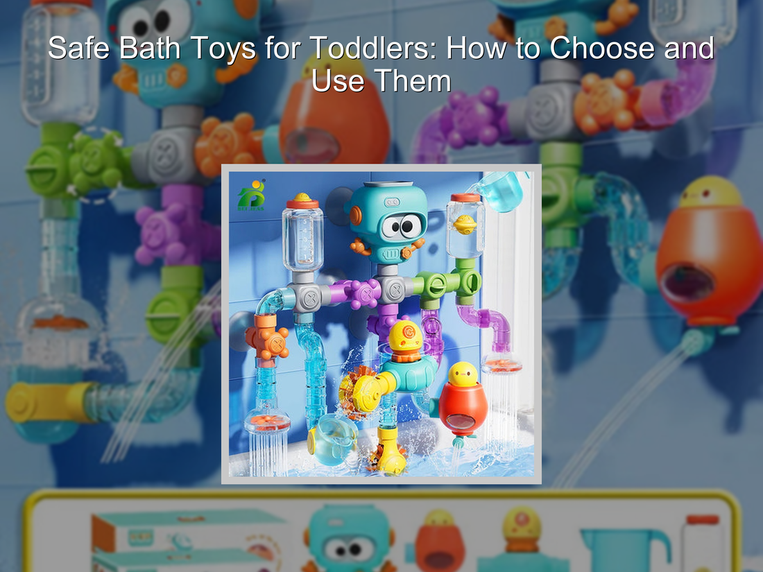 Safe Bath Toys for Toddlers: How to Choose and Use Them