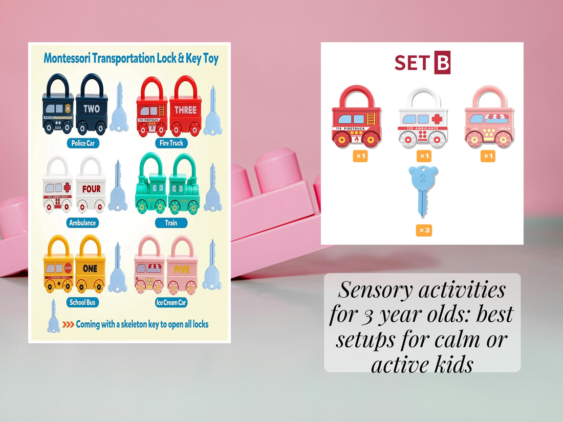Sensory activities for 3 year olds: best setups for calm or active kids