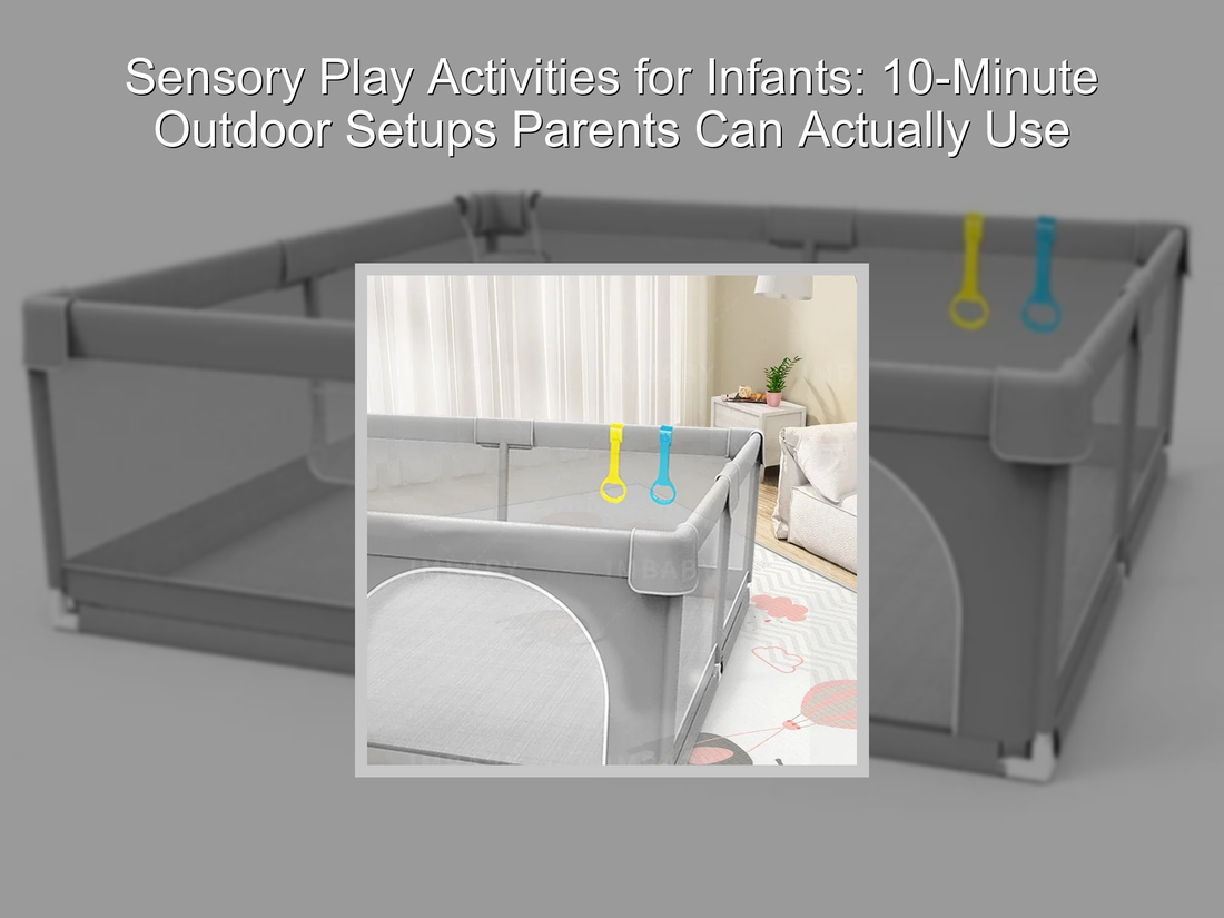 Sensory Play Activities for Infants: 10-Minute Outdoor Setups Parents Can Actually Use