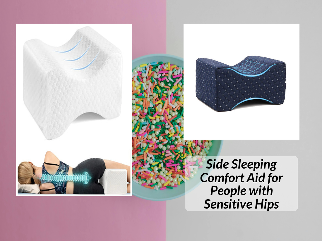Side Sleeping Comfort Aid for People with Sensitive Hips