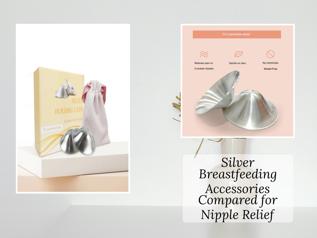 Silver Breastfeeding Accessories Compared for Nipple Relief