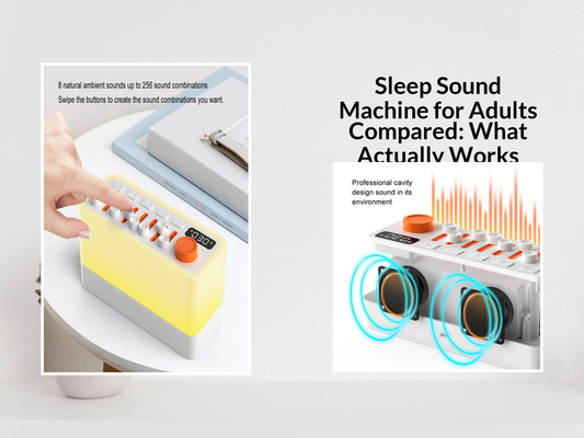 Sleep Sound Machine for Adults Compared: What Actually Works