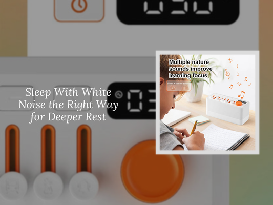 Sleep With White Noise the Right Way for Deeper Rest