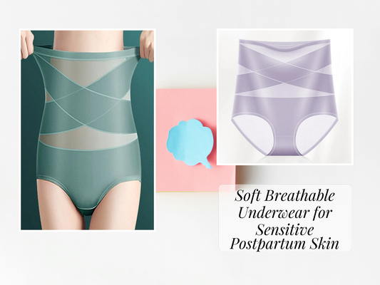 Soft Breathable Underwear for Sensitive Postpartum Skin