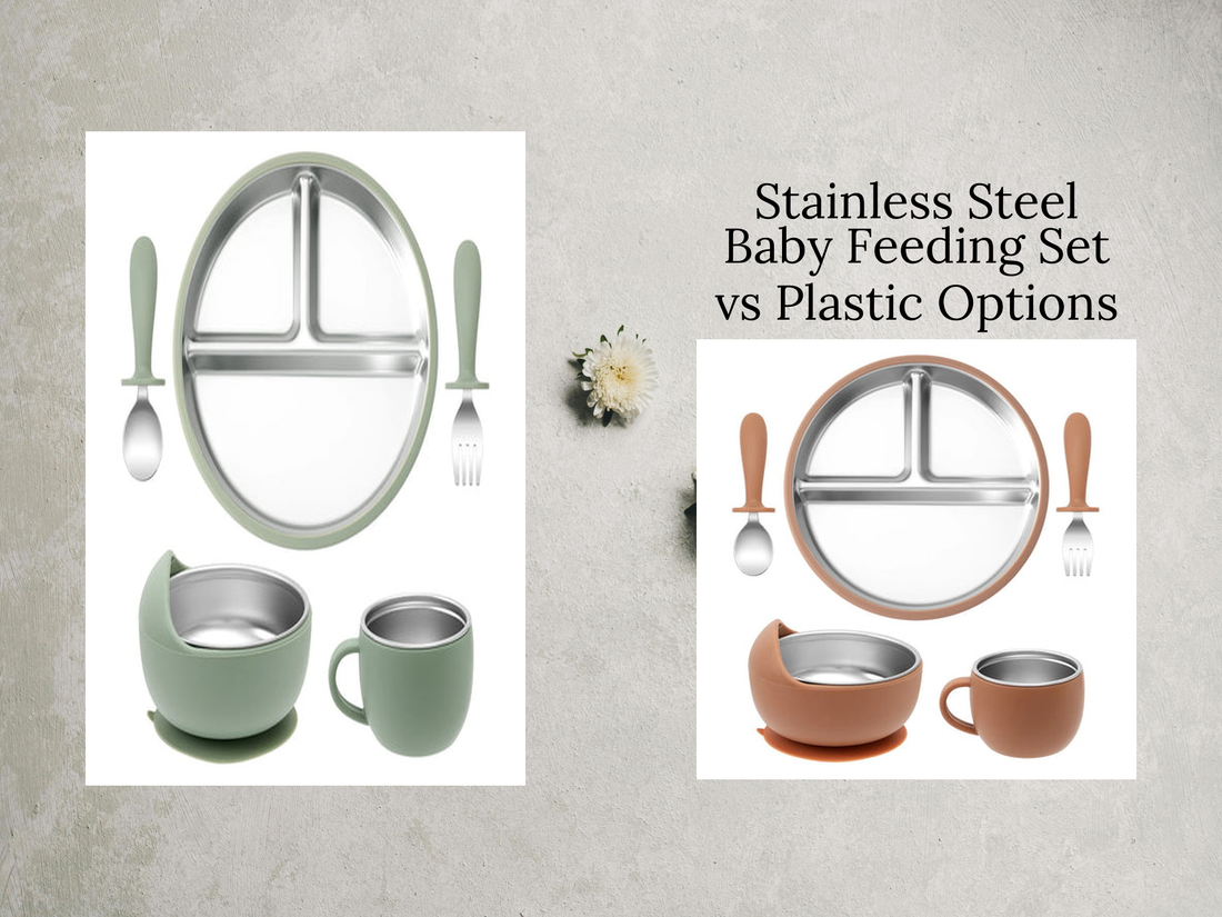 Stainless Steel Baby Feeding Set vs Plastic Options