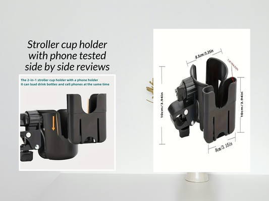 Stroller cup holder with phone tested side by side reviews