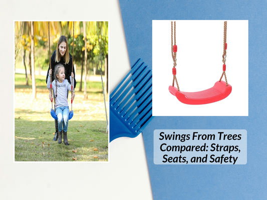 Swings From Trees Compared: Straps, Seats, and Safety