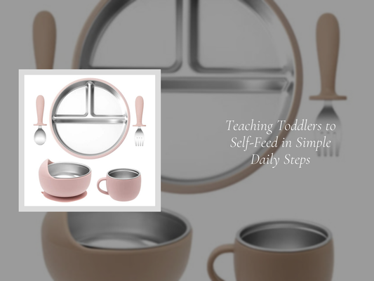 Teaching Toddlers to Self-Feed in Simple Daily Steps