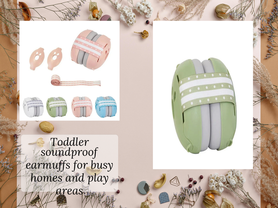 Toddler soundproof earmuffs for busy homes and play areas
