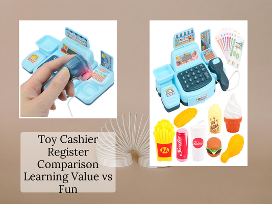 Toy Cashier Register Comparison Learning Value vs Fun
