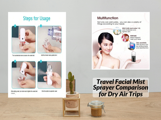 Travel Facial Mist Sprayer Comparison for Dry Air Trips