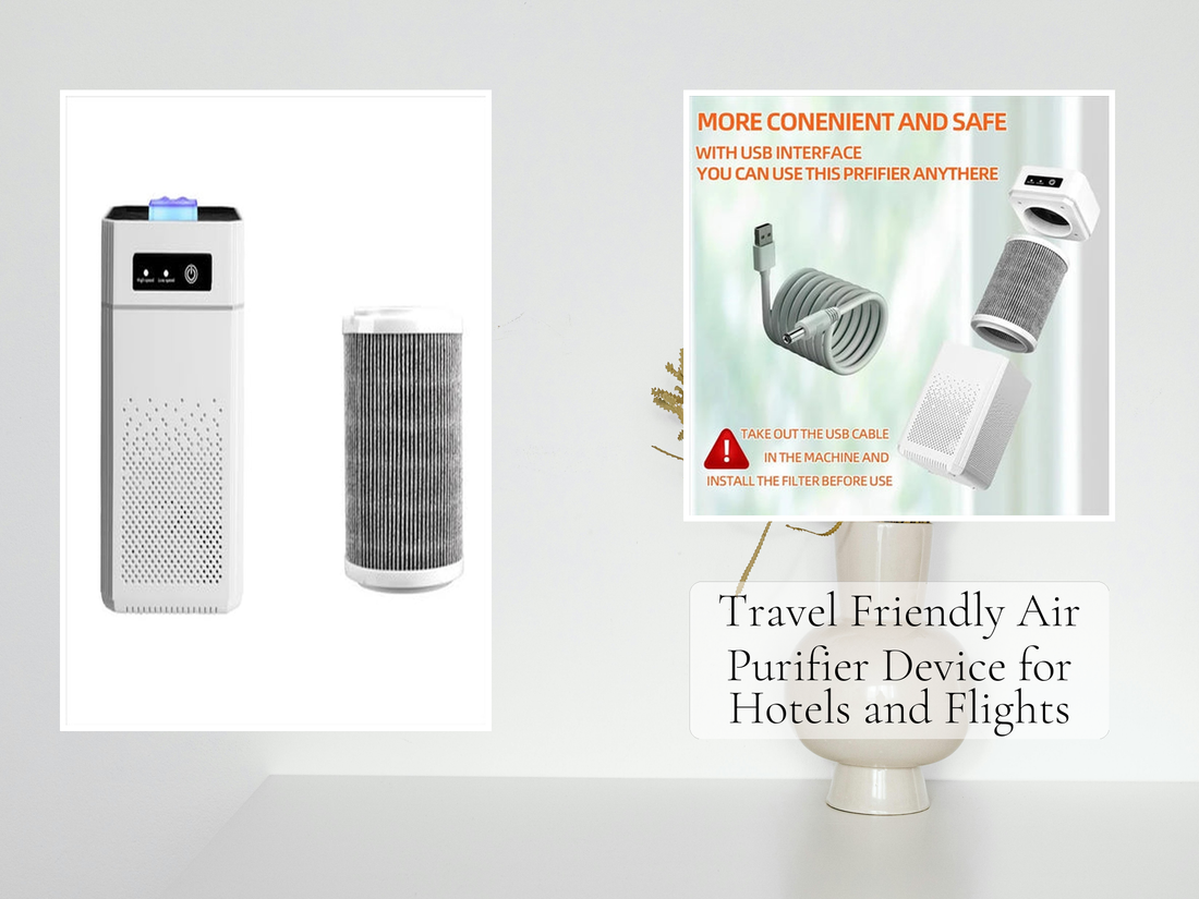 Travel Friendly Air Purifier Device for Hotels and Flights